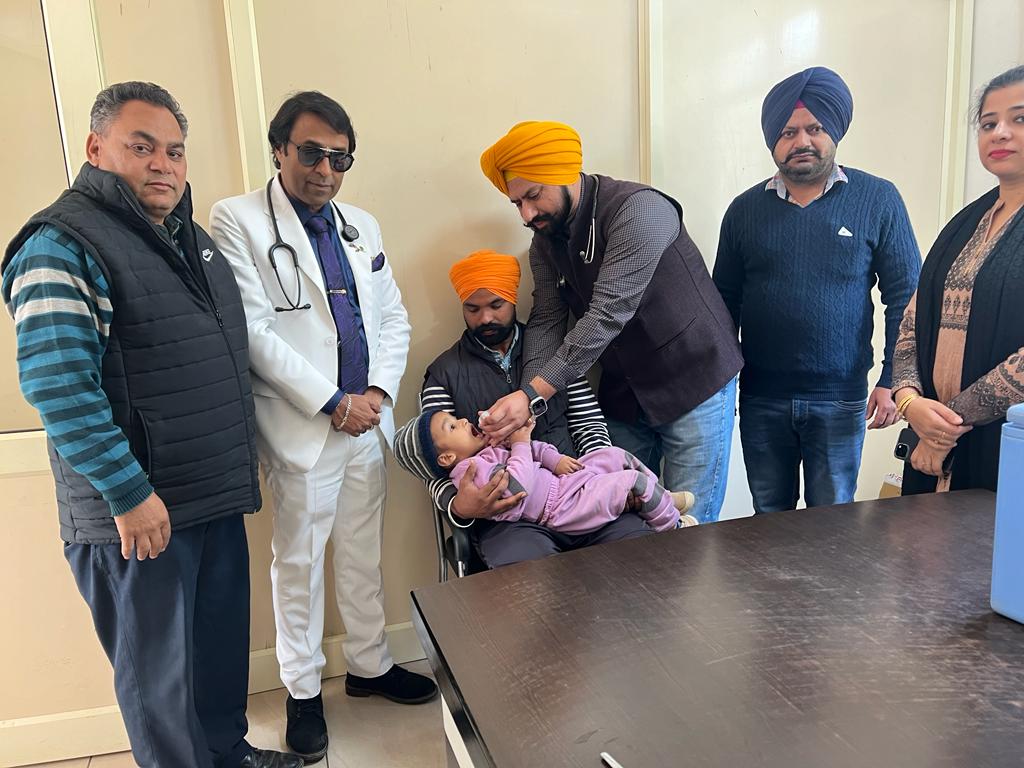 ਸਿਹਤ ਕੇਂਦਰ ਕੌਲੀ ਵੱਲੋਂ 18 ਹਜ਼ਾਰ ਤੋਂ ਵੱਧ ਬੱਚਿਆਂ ਨੂੰ ਪਿਲਾਈਆਂ ਜਾਣਗੀਆਂ ਪੋਲੀਓ ਵਿਰੋਧੀ ਦਵਾਈ ਦੀਆਂ ਬੂੰਦਾਂ